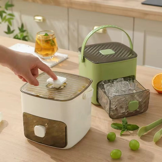 Machine à Glaçons Révolutionnaire – Presse & Servez Facilement ! , Boite de rangement pour 48 Glaçons !
